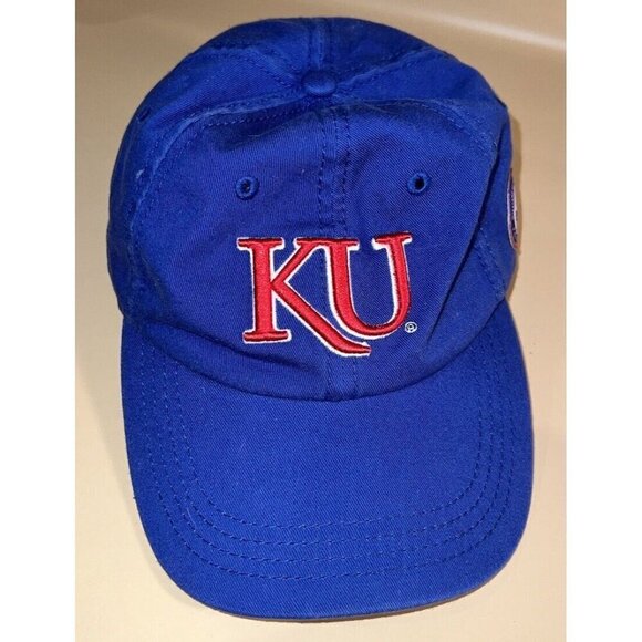 Kansas Jayhawks Williams Education Fund Embroidered Hat Cap Lid KU Big 12 - Picture 1 of 14